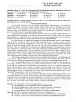 Đề thi tiếng anh đề  TEST 1 