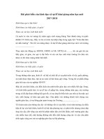 Bài phát biểu của lãnh đạo xã tại lễ khai giảng năm học mới 2017-2018