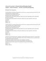 Advanced accounting 11th edition beams test bank 