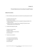 Accounting what the numbers mean 11th edition marshall test bank 