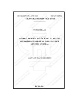 Đánh giá kiến trúc nhà ở chung cư cao tầng khu đô thị ecopark   hà nội theo quan điểm kiến trúc sinh thái (tt) 