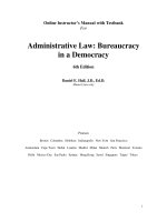 Administrative law bureaucracy in a democracy 6th edition hall test bank 