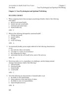 An invitation to health 15th edition dianne hales test bank 