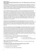 Đề thi tiếng anh đề  MOCK TEST 15 key 