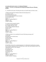 Accounting information systems 13th edition romney test bank 