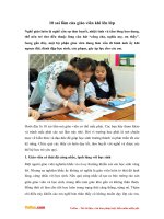 10 sai lầm nghiêm trọng của giáo viên khi lên lớp