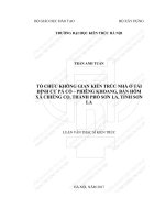 Tổ chức không gian kiến trúc nhà ở tái định cư pá có   phiêng khoang, bản hôm, xã chiềng cọ, thành phố sơn la, tỉnh sơn la (tt) 