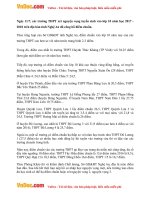 Điểm chuẩn vào lớp 10 tỉnh Nghệ An năm 2017 - 2018