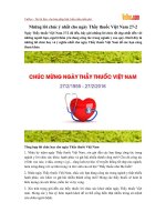 Những lời chúc ý nghĩa nhất cho ngày Thầy thuốc Việt Nam 27-2