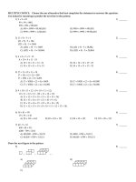 A survey of mathematics with applications 9th edition angel test bank 