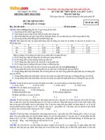 Đề thi thử THPT Quốc gia năm 2017 môn Sinh học trường THPT Trần Phú, Hà Tĩnh (Lần 2)