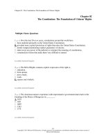 AM GOV 2015 2016 1st edition losco test bank 