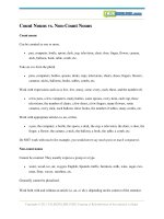 Giao tiếp tiếng anh chủ đề  02count nouns 