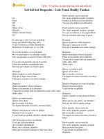 Lời bài hát Despacito - Luis Fonsi, Daddy Yankee ft. Justin Bieber