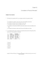 Advanced accounting 12th edition hoyle test bank