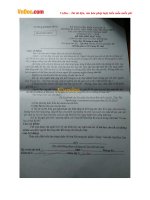 Đề thi tuyển sinh vào lớp 10 THPT môn Ngữ văn trường PT DTNT, Hòa Bình năm học 2017 - 2018
