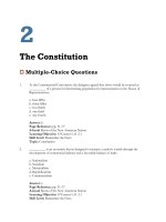 American government roots and reform 2012 12th edition OConno test bank 