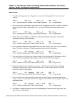 Advertising and integrated brand promotion 6th edition OGuin test bank 