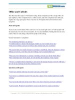 Giao tiếp tiếng anh chủ đề  Offices cubicles 