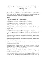 Cuộc thi viết tìm hiểu Hiến pháp nước Cộng hòa xã hội chủ nghĩa Việt Nam