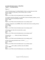 Accounting information systems the crossroads of accounting and IT 2nd edition kay test bank 