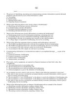 Accounting information systems basic concepts and current issues 3rd edition hurt test bank 