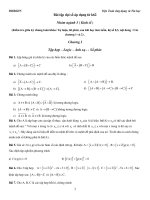 Đề cương ôn  MI1143 de cuong bai tap dai so 2017 