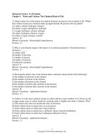 Biological science plus masteringbiology 5th edition freeman test bank 