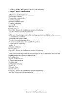 Advertising and IMC principles and practice 10th edition moriarty test bank 