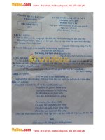 Đề thi tuyển sinh vào lớp 10 THPT môn Ngữ văn Sở GD&ĐT Thanh Hóa năm học 2017 - 2018 (Đề A)