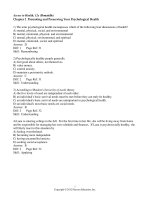 Access to health 12th edition donatelle test bank 