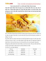 Xem sao hạn năm 2017 sao chiếu mệnh Nhâm Thìn nữ mạng