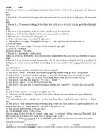 Đề thi tiếng anh đề  TEST 7 KEY 