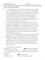 Đề thi tiếng anh đề  TEST 3 KEY   