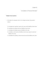 Advanced accounting 11th edition hoyle test bank