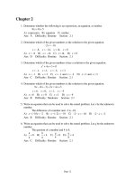Beginning algebra 1st edition hendricks test bank 