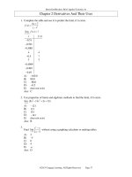 Applied calculus brief 6th edition berresford test bank 