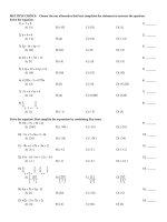 Beginning and intermediate algebra 5th edition lial test bank 
