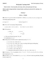 Đề cương ôn  MI1142 de cuong bai tap dai so 2017 