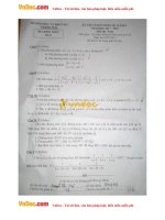 Đề thi tuyển sinh vào lớp 10 THPT môn Toán tỉnh Thanh Hóa năm học 2017 - 2018 (Đề B)