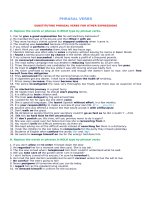 Kiểm tra ngữ pháp AV12   u14 phrasal verbs 