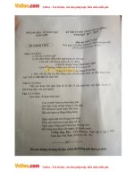 Đề thi tuyển sinh vào lớp 10 THPT môn Ngữ văn Sở GD&ĐT Lạng Sơn năm học 2017 - 2018