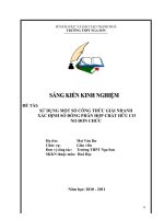 SỬ DỤNG một số CÔNG THỨC GIẢI NHANH xác ĐỊNH số ĐỒNG PHÂN hợp CHẤT hữu cơ NO đơn CHỨC 