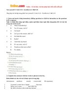 Giải bài tập SBT Test yourself 2 Tiếng Anh lớp 11 chương trình mới