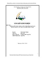 Hướng dẫn học sinh lớp 12 ôn tập môn ngữ văn bằng dạng câu hỏi tái hiện kiến thức 