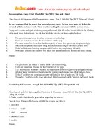 Giải bài tập SBT Tiếng Anh lớp 11 chương trình mới Unit 1: The generation gap