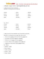 Giải bài tập SBT Tiếng Anh lớp 7 chương trình mới Unit 12: An Overcrowded World