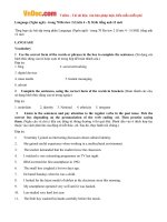 Giải bài tập SGK Tiếng Anh lớp 12 Chương trình mới: Review 2 (Unit 4 - 5)