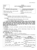 Giáo án Hóa học 9 học kỳ II chuẩn kiến thức kỹ năng