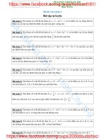 Ôn luyện Toán cho kì Thi THQG Bài 4 TL 